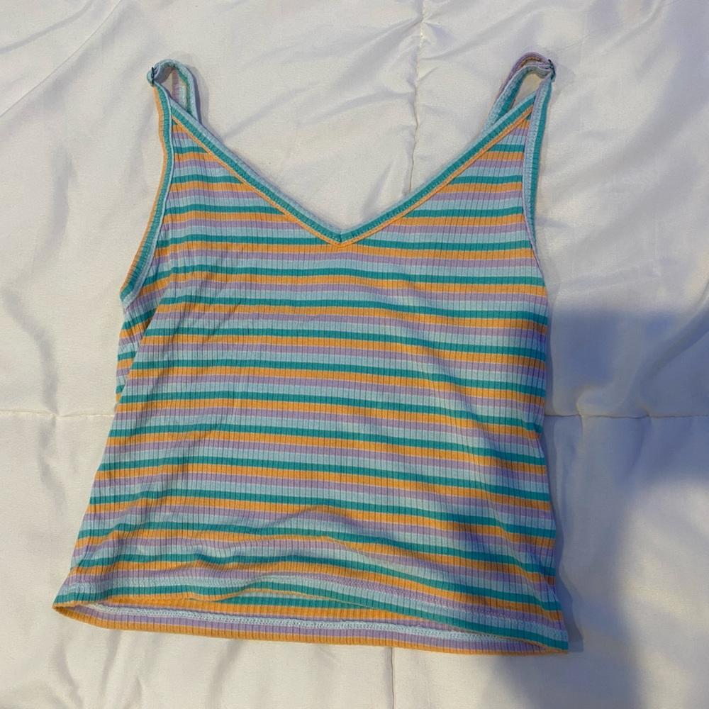 American Eagle Outfitters soft&sexy ribbed knit tank top, size small